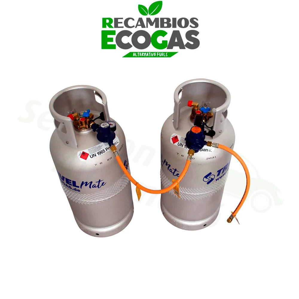 GOK sistema de 2 cilindros de gas Caramatic BasicTwo 30 mbar 1,5 kg/h