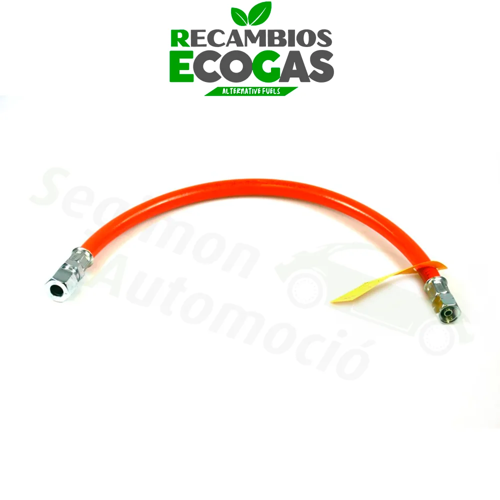 Manguera de gas de plástico GOK (presión media) 1-4-LH x M16x1,5 (10 mm) 5 Mangueira de borracha GOK para gás (pressão média) 1/4-LH x M16x1.5 (10 mm)