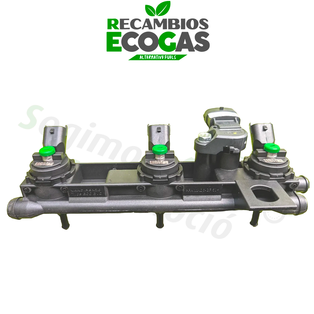 Landi Renzo Rail de Inyectores GLP 3 Cilindros Eco EVO Referencias 175230842R / 175233231R / 175236541R