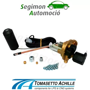 MULTIVÁLVULA Tomasetto AT00 (67R-00) SPRINT GLP salida extra 8mm – para tanques cilíndricos de GLP 30°