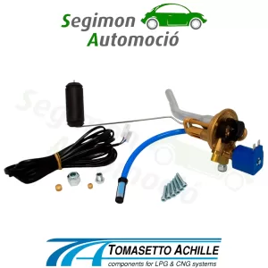 MULTIVÁLVULA Tomasetto AT02 GLP salida extra 8mm – para tanques cilíndricos de GLP 0°