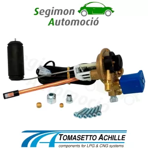 MULTIVÁLVULA Tomasetto AT02 GLP salida extra 8mm – para tanques cilíndricos de GLP 30°