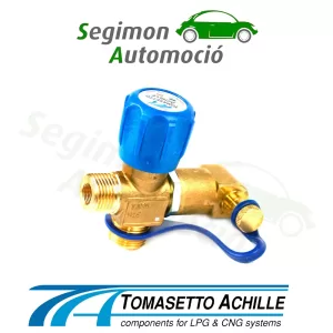 Adaptador de boquilla de suministro BAYONETA con conexión para válvula de llenado en depósito de gas combustible de 4 agujeros