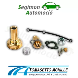 DREHMEISTER DISH Adaptador GPL con rosca NPT de 3/8" - válvula de llenado tanque de 4 orificios