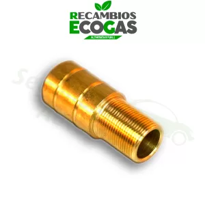 Racor de manguera en Y, conector de manguera para mangueras de gas GLP 8 mm H50, latón