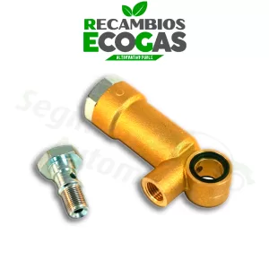 Adaptador GLP ACME M22 (W21.8x1/14") con Filtro Sinterizado Integrado