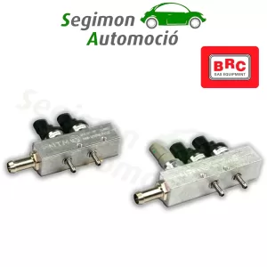 Rampa de Inyección BRC IN03 Boxer (2×2) 4 Cilindros con Sensor de Presión | GLP/GNC
