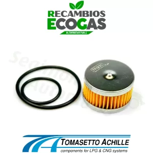 Compra filtro para reductor Tomasetto AT07-09. Con kit de juntas. 22x35,5x16 mm. Compatible con Shark 1200/1500, Atiker SR04.