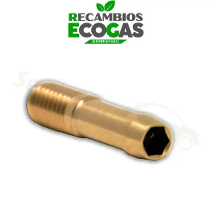 Boquilla roscada M8 hexágono interno 5 mm