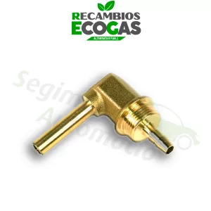 DREHMEISTER codo de 90° con niple para manguera flexible