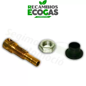 ICOM boquilla de suministro mini (rosca interna) M12 para tubería de 10 mm + adaptador ACME