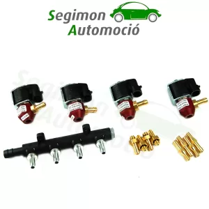 BRC conexión de agua de latón para reductor Genius incl. junta tórica (set de 2 piezas)