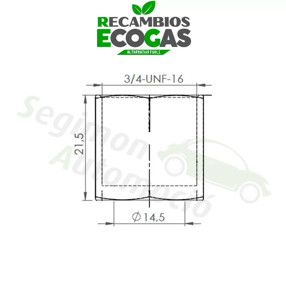 LPG-FIT set de montaje 90° angulada XD-6 = manguera de llenado (FNF-M)