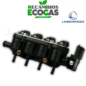 Inyector Landi Renzo MED GLP/GNC – 4 Cilindros con Sensor – (antiguo diseño de 4 agujeros)