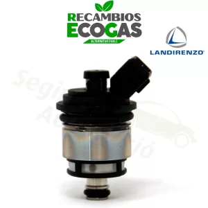 Landi Renzo MED inyector GLP/GNC – enchufe AMP/Bosch (antiguo diseño de 4 agujeros)