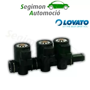 IG1 rampa de 3 cilindros BLACK BODY 3 ohm (versión antigua)