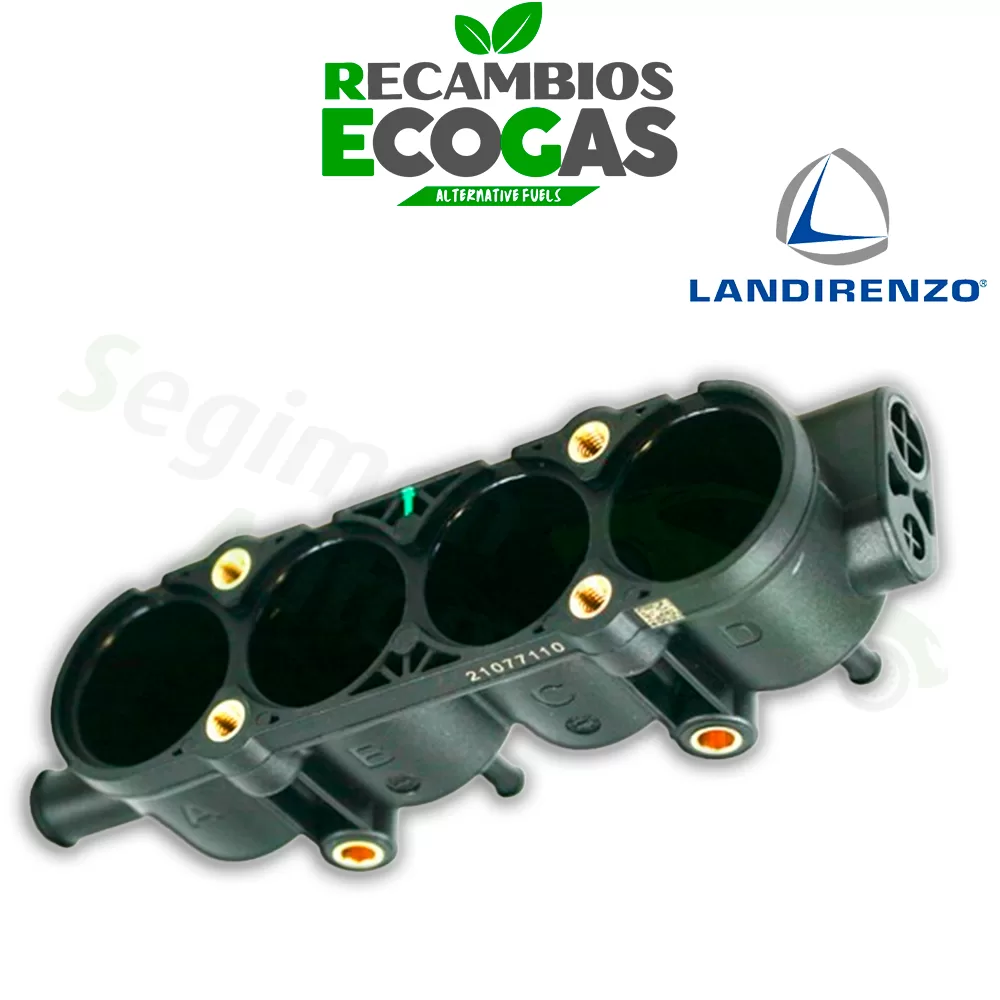 MED riel de inyección 4 cilindros sin enchufe de sensor para inyectores GI25