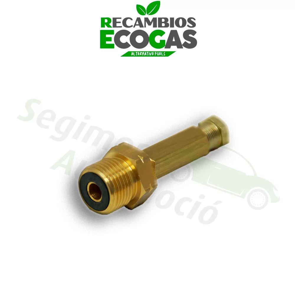 Pieza adaptadora W21.8 x 1/14 LH / M14x1 (8mm cobre)