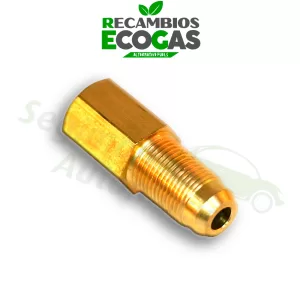 Codo para multiválvula/boca de depósito M10x1 / M14x1 Ø 6 / 8 mm