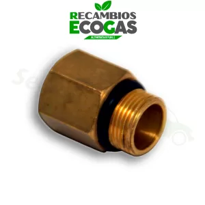2 x Tornillo de empuñadura en estrella con casquillo distanciador para juego de soporte de botella de gas CAMPKO (reequipamiento de cierre rápido)