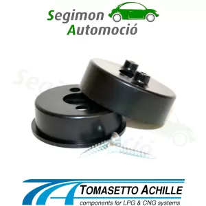 Tomasetto boquilla de llenado mini rosca interna M10 con conexión para manguera flexible Faro