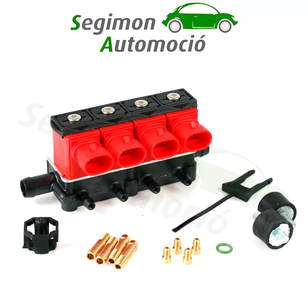 Valtek rampa de inyección de 4 cilindros tipo 32 sin sensor