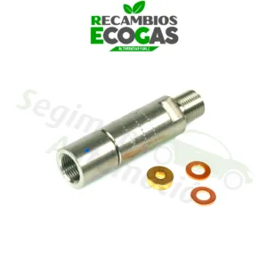 Tomasetto válvula de cierre VM01 (GNC) 0D con válvula de seguridad - M12x1 DIN