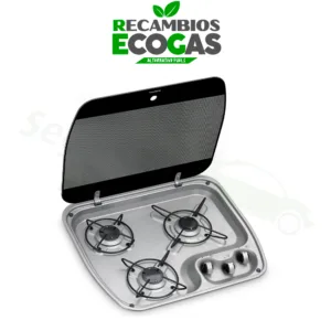 Cocina diesel Webasto X 100, robusta placa CERAN con dos zonas de cocción para autocaravanas, campings y barcos