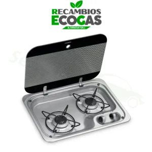 Cocina diesel Webasto X 100, robusta placa CERAN con dos zonas de cocción para autocaravanas, campings y barcos