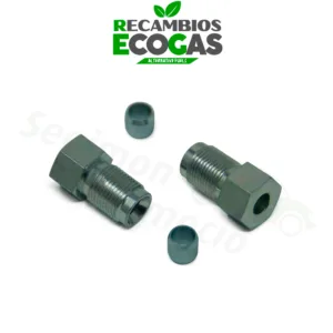 Adaptador de boquilla de suministro DISH con rosca interna M16, corto