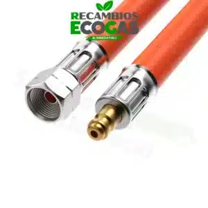 CAMPKO Manguera de gas (presión media) 1/4-LH x boquilla de enchufe