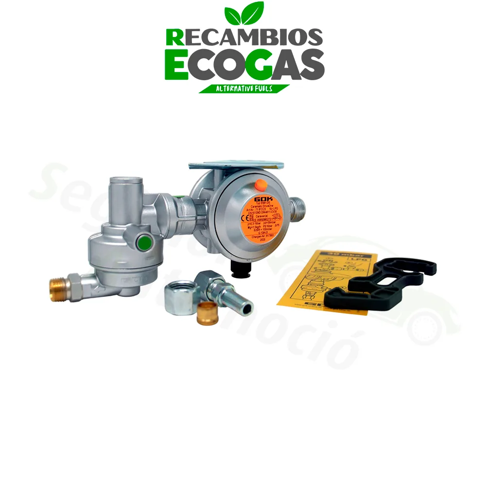 GOK Caramatic DriveOne CS 30 mbar 1,5 kg/h - posición 105°