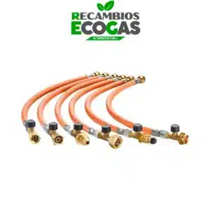 Manguera de gas IGT G.36 (M20x1,5) hasta 30 bar con protección contra rotura de la manguera