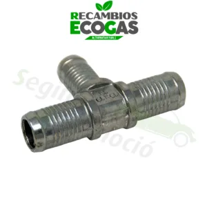 Pieza en T (ZnAl) 19 x 16 x 19 mm