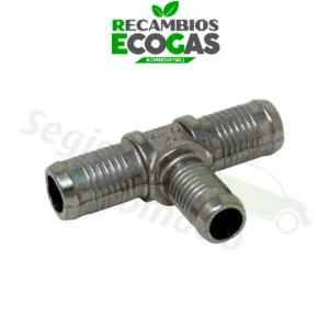 Pieza en T (ZnAl) 16 x 16 x 16 mm