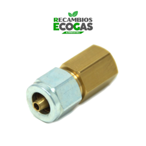 Racor reductor para manguera flexible Ø 6 / G 1/4" (interno)