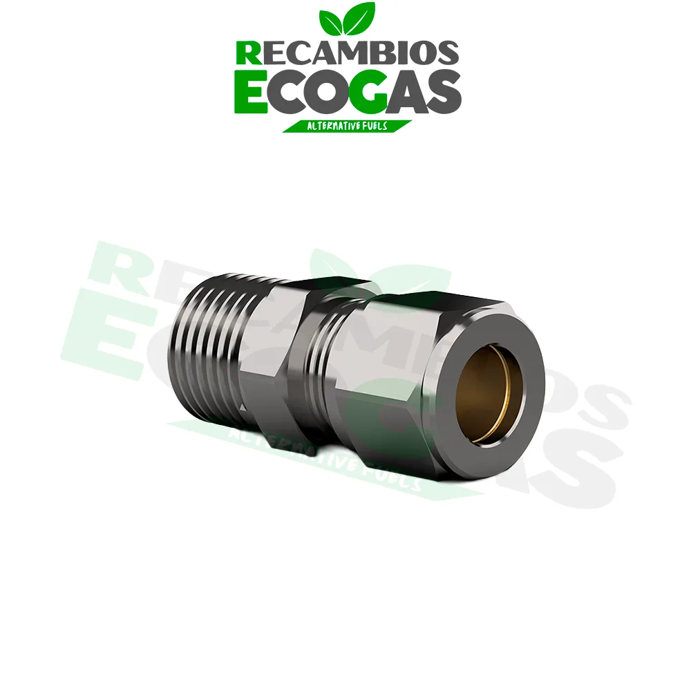 Encaixe de compressão reta DREHMEISTER - encaixe de tubo de 1-4 roscas a 8 mm 6 Encaixe de compressão DREHMEISTER, reto - rosca de 1/4" para tubo de 8 mm