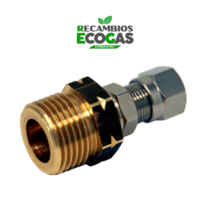 Conector W21.8L x racor de tubo 8 mm