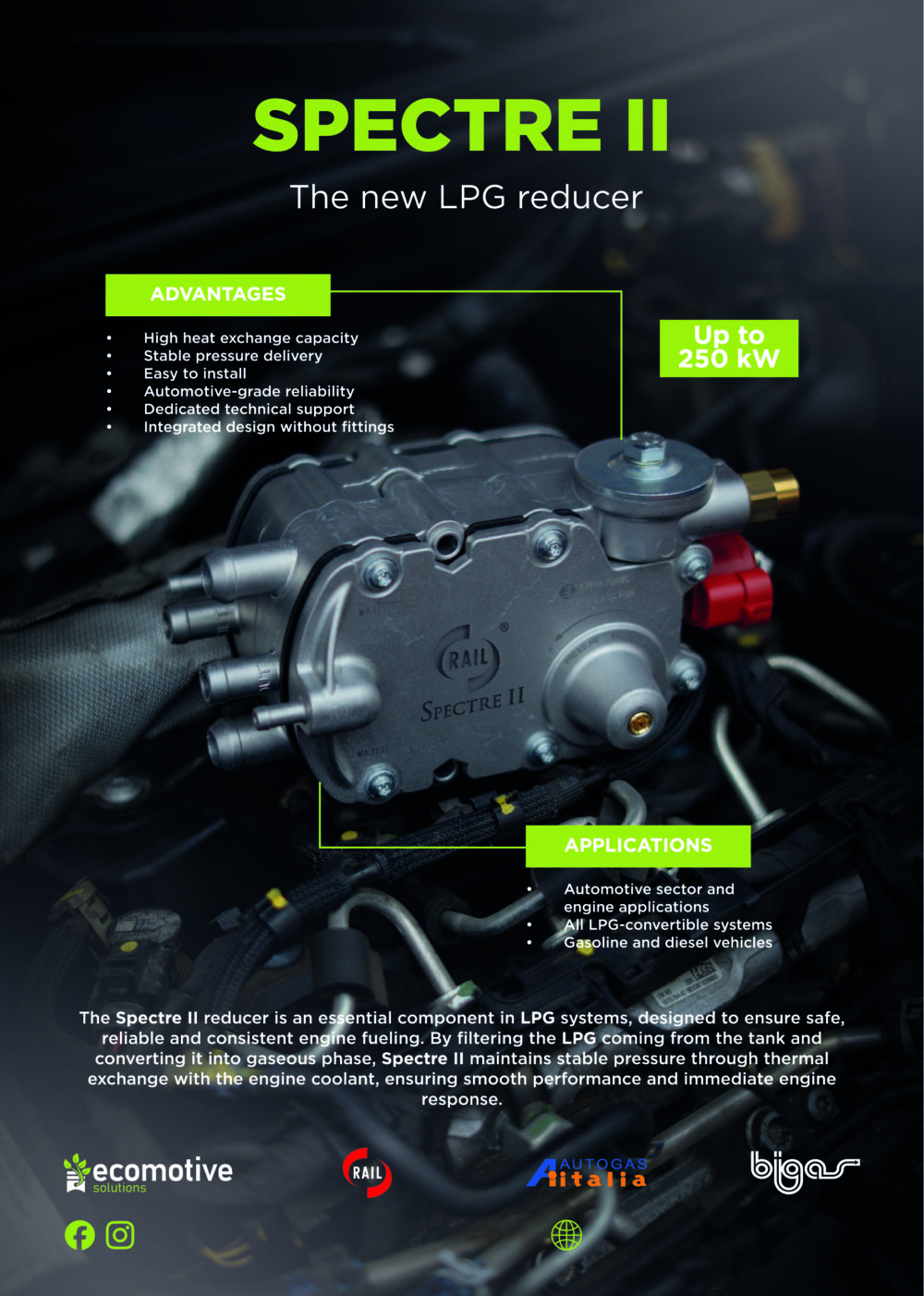 Flyer_SpectreII_ENG_def Redutor de Pressão de GLP SPECTRE II