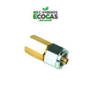 Racor reductor para manguera flexible Ø 8 / G 1/4" (interno)