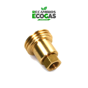 Adaptador de boquilla de suministro ACME para el llenado de cilindros de gas de 4 kg - rosca izquierda 3/8