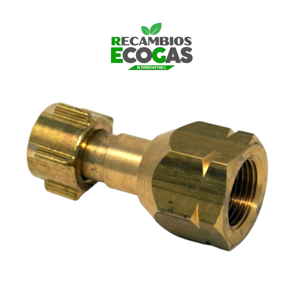Adaptador de GLP POL US G.9 (0.880" - NGO LH)  x G.12 (W21,8 x 1/14 LH)